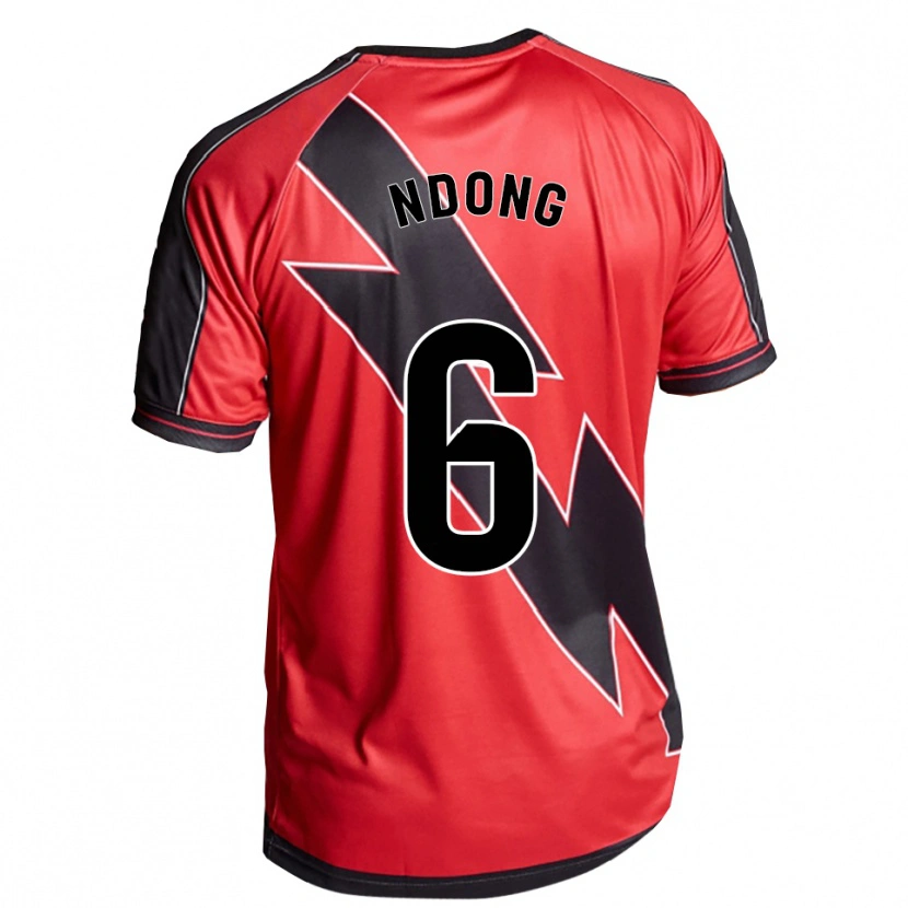 Danxen Dames Whissy Ndong #6 Rood Zwart Uitshirt Uittenue 2025/26 T-Shirt
