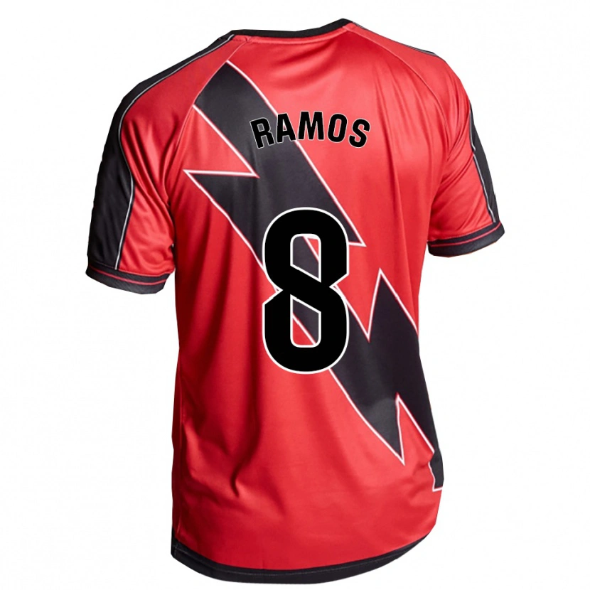 Danxen Dames Iván Ramos #8 Rood Zwart Uitshirt Uittenue 2025/26 T-Shirt
