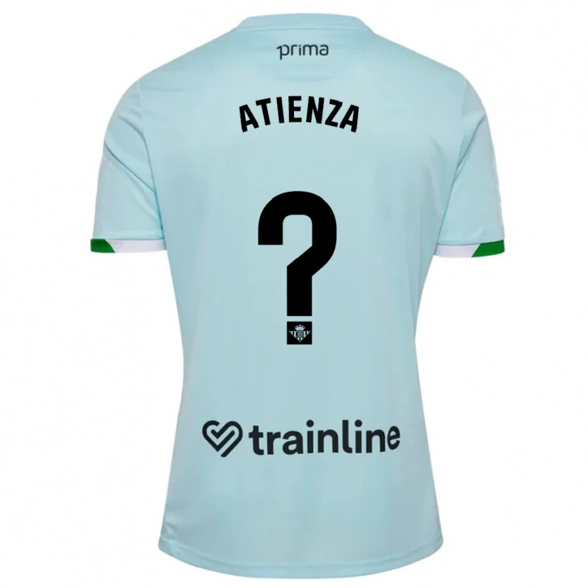 Danxen Dames Diego Atienza #0 Hemelsblauw Groen Uitshirt Uittenue 2025/26 T-Shirt