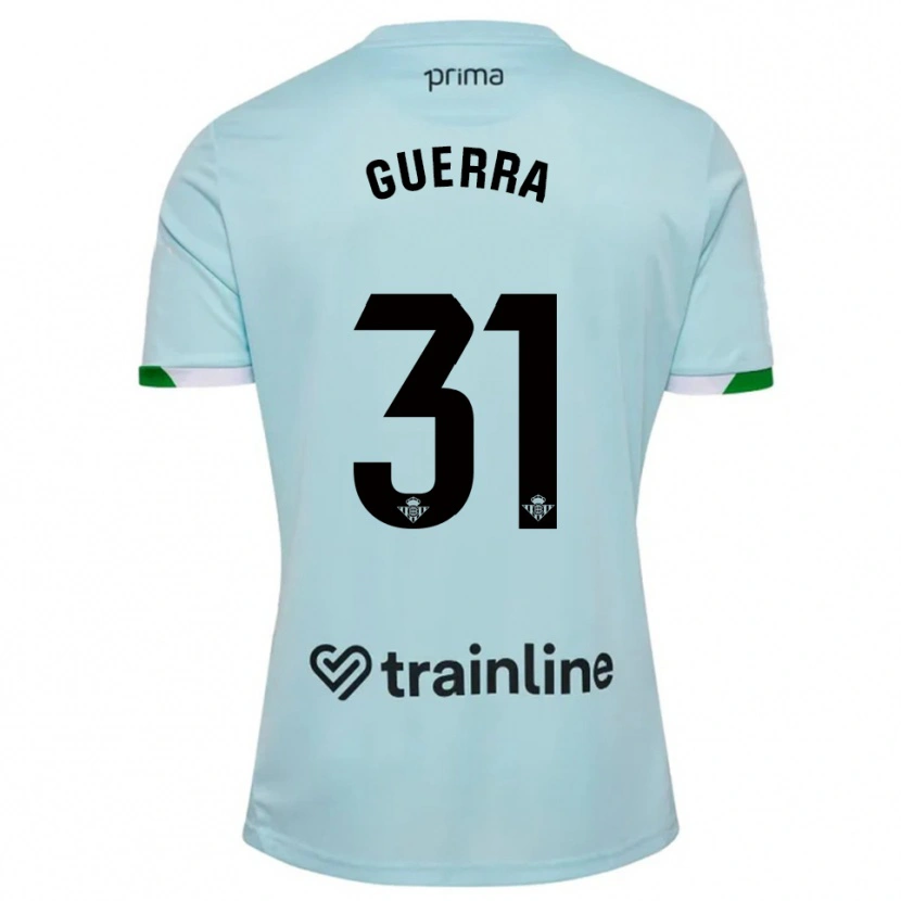 Danxen Dames Ana Guerra Morcillo #31 Hemelsblauw Groen Uitshirt Uittenue 2025/26 T-Shirt