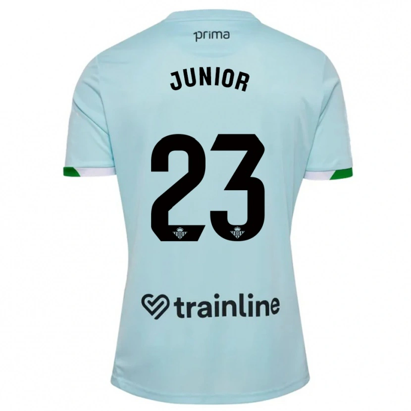 Danxen Dames Junior Firpo #23 Hemelsblauw Groen Uitshirt Uittenue 2025/26 T-Shirt