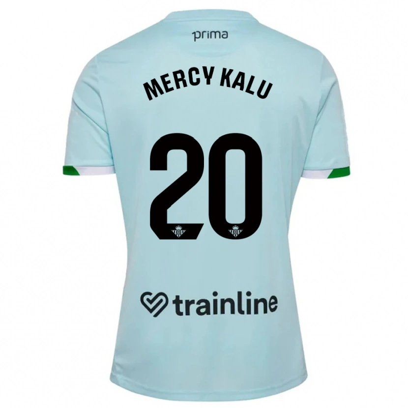 Danxen Dames Chinyere Mercy Kalu #20 Hemelsblauw Groen Uitshirt Uittenue 2025/26 T-Shirt