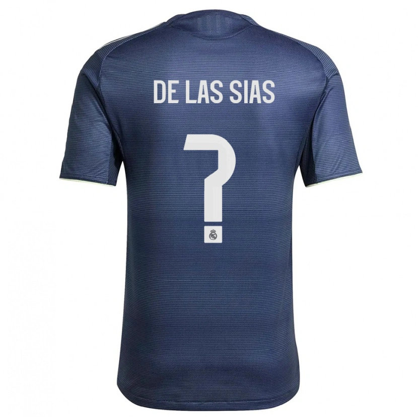Danxen Dames Marcos De Las Sias #0 Marineblauw Zilver Uitshirt Uittenue 2025/26 T-Shirt
