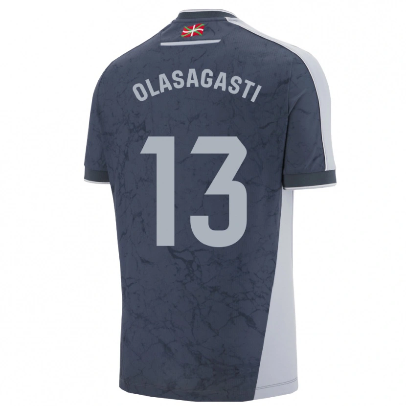 Danxen Dames Lander Olasagasti #13 Donkerblauw Wit Uitshirt Uittenue 2025/26 T-Shirt