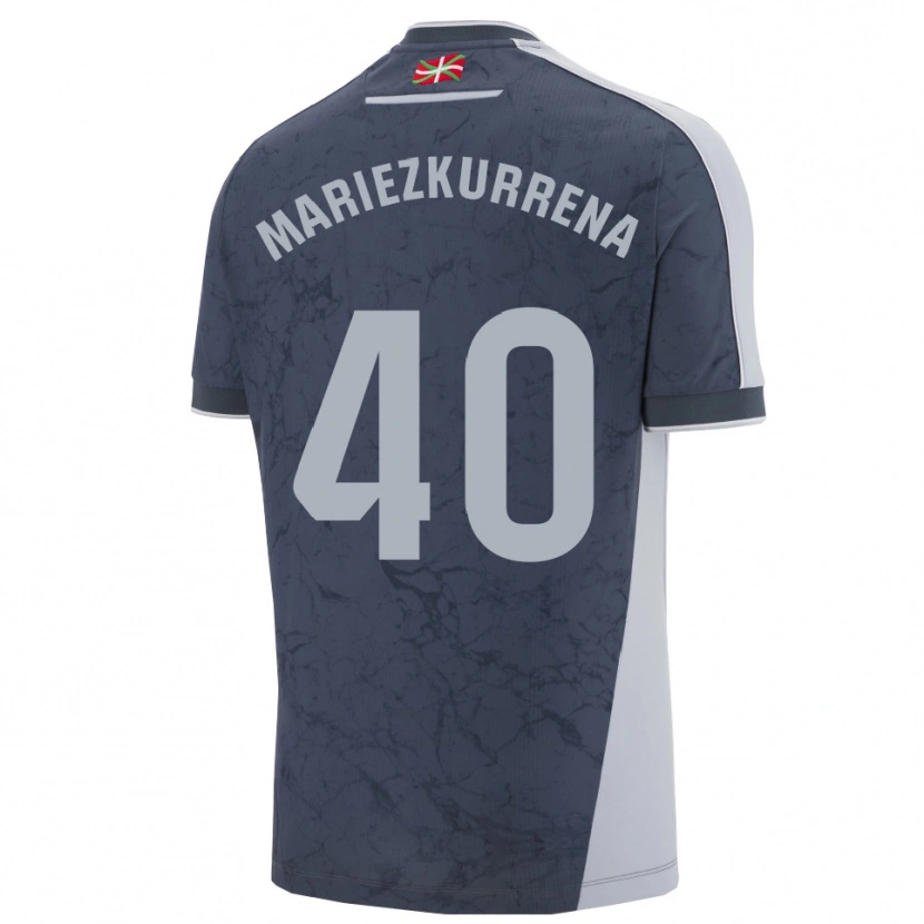 Danxen Dames Arkaitz Mariezkurrena #40 Donkerblauw Wit Uitshirt Uittenue 2025/26 T-Shirt