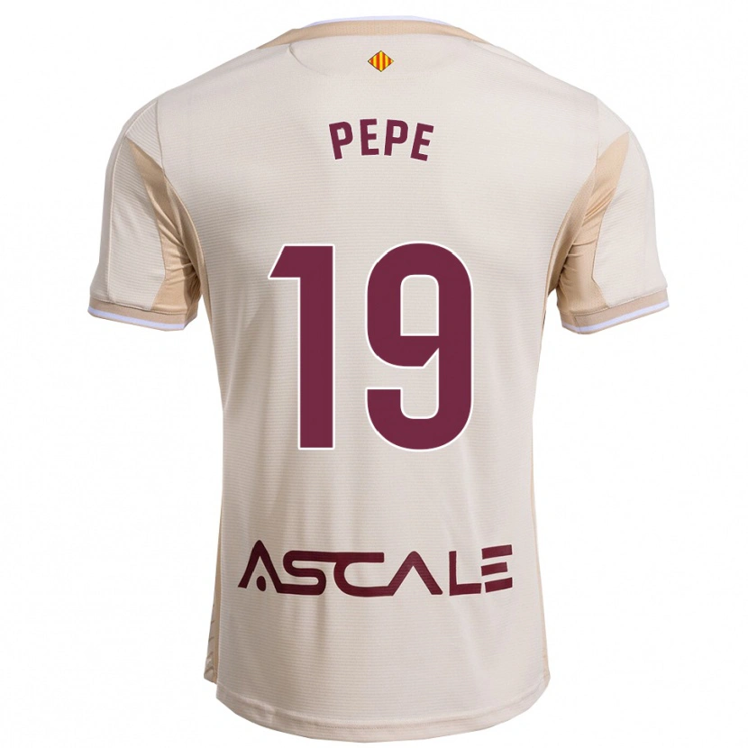Danxen Dames Nicolas Pépé #19 Gebroken Wit Bordeau Uitshirt Uittenue 2025/26 T-Shirt
