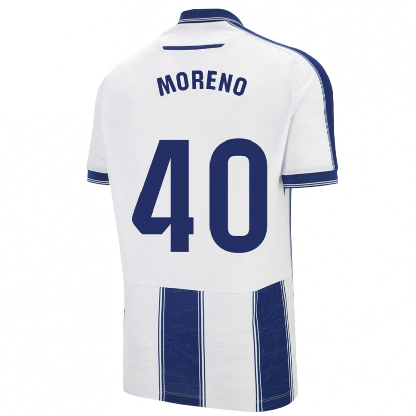 Danxen Dames Matías Moreno #40 Marineblauw Wit Uitshirt Uittenue 2025/26 T-Shirt