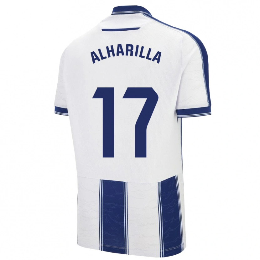 Danxen Dames María Alharilla #17 Marineblauw Wit Uitshirt Uittenue 2025/26 T-Shirt