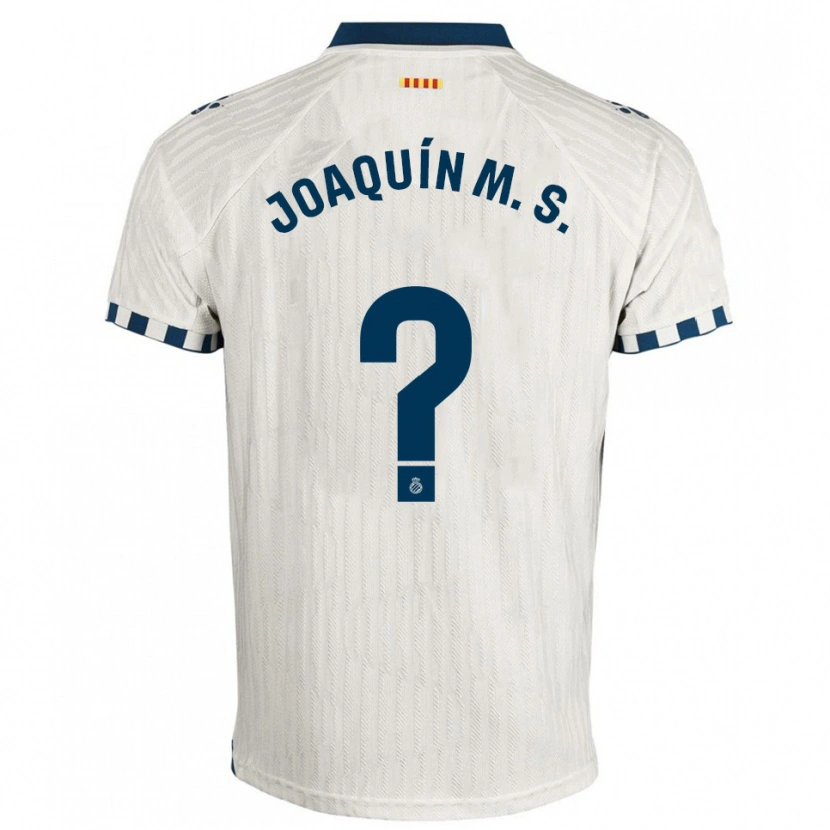 Danxen Dames Joaquín Manuel Sánchez #0 Wit Blauw Uitshirt Uittenue 2025/26 T-Shirt