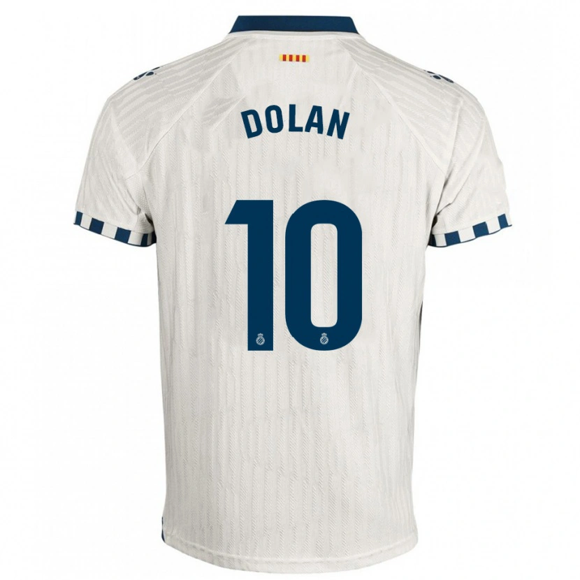 Danxen Dames Tyrhys Dolan #10 Wit Blauw Uitshirt Uittenue 2025/26 T-Shirt