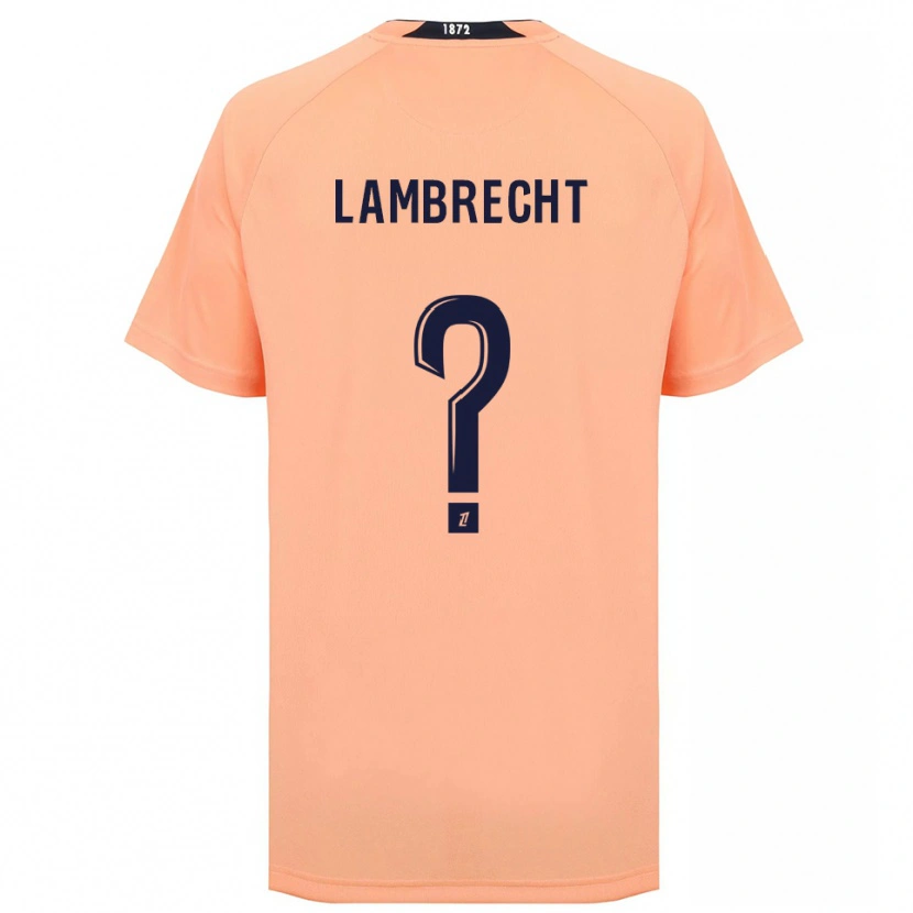 Danxen Dames Noa Lambrecht #0 Oranje Marineblauw Uitshirt Uittenue 2025/26 T-Shirt