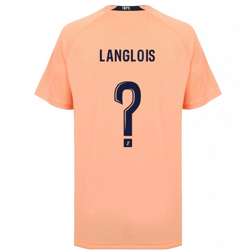 Danxen Dames Sacha Langlois #0 Oranje Marineblauw Uitshirt Uittenue 2025/26 T-Shirt