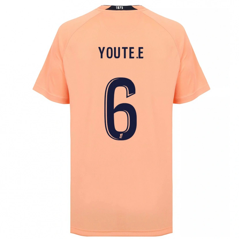 Danxen Dames Étienne Youté Kinkoué #6 Oranje Marineblauw Uitshirt Uittenue 2025/26 T-Shirt