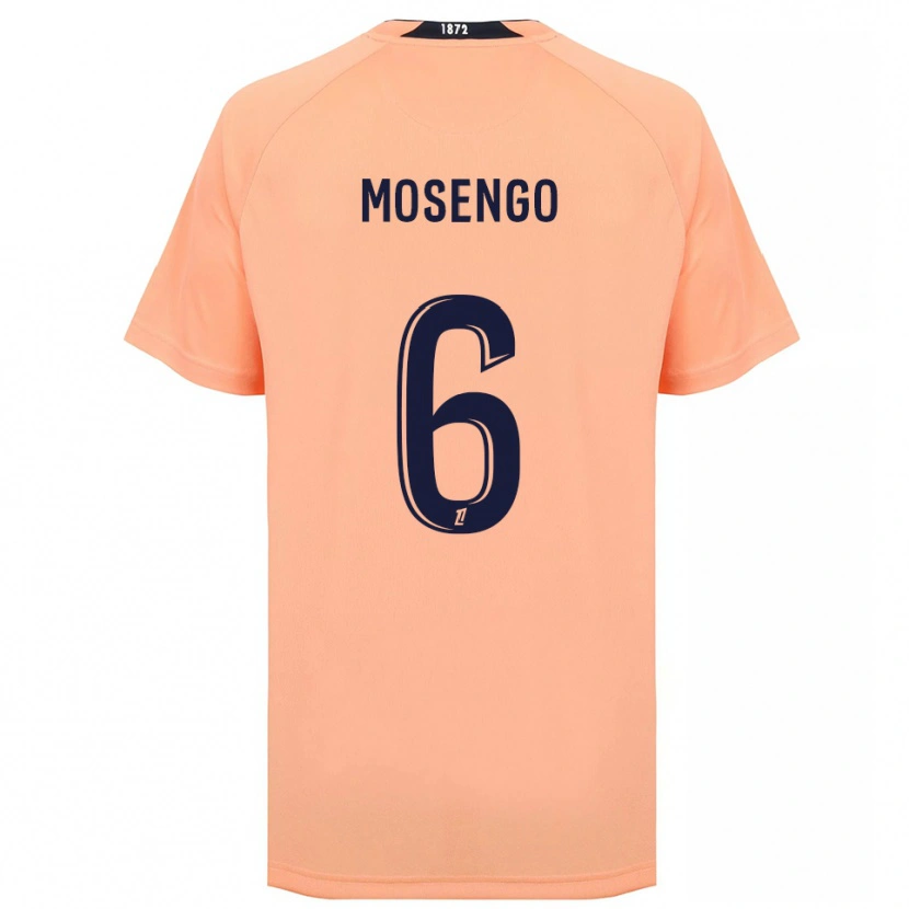 Danxen Dames Daren Mosengo #6 Oranje Marineblauw Uitshirt Uittenue 2025/26 T-Shirt