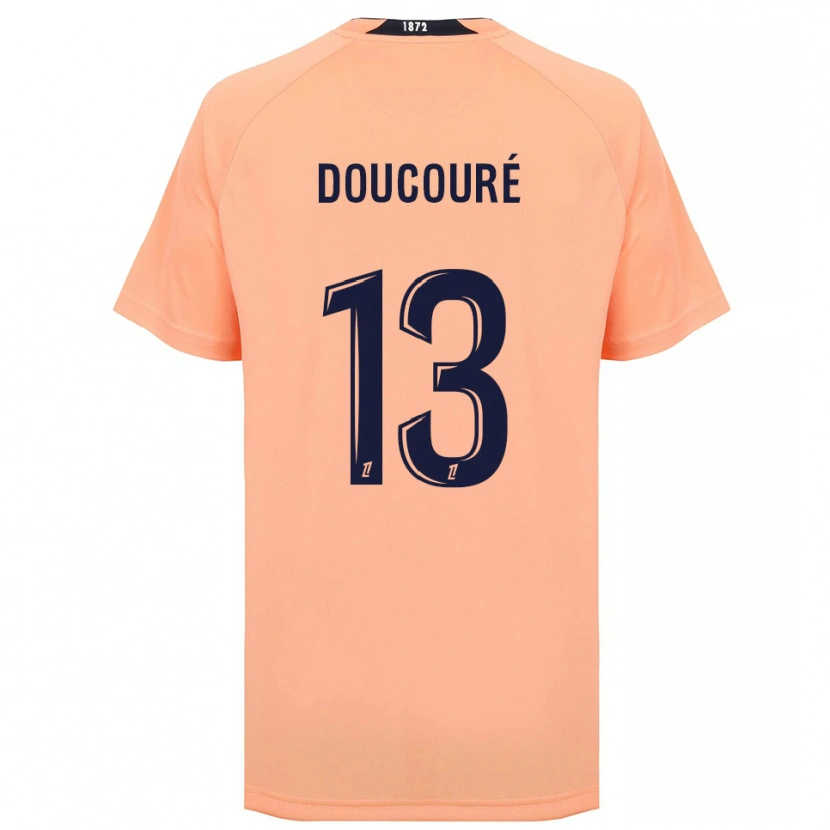 Danxen Dames Fodé Doucouré #13 Oranje Marineblauw Uitshirt Uittenue 2025/26 T-Shirt