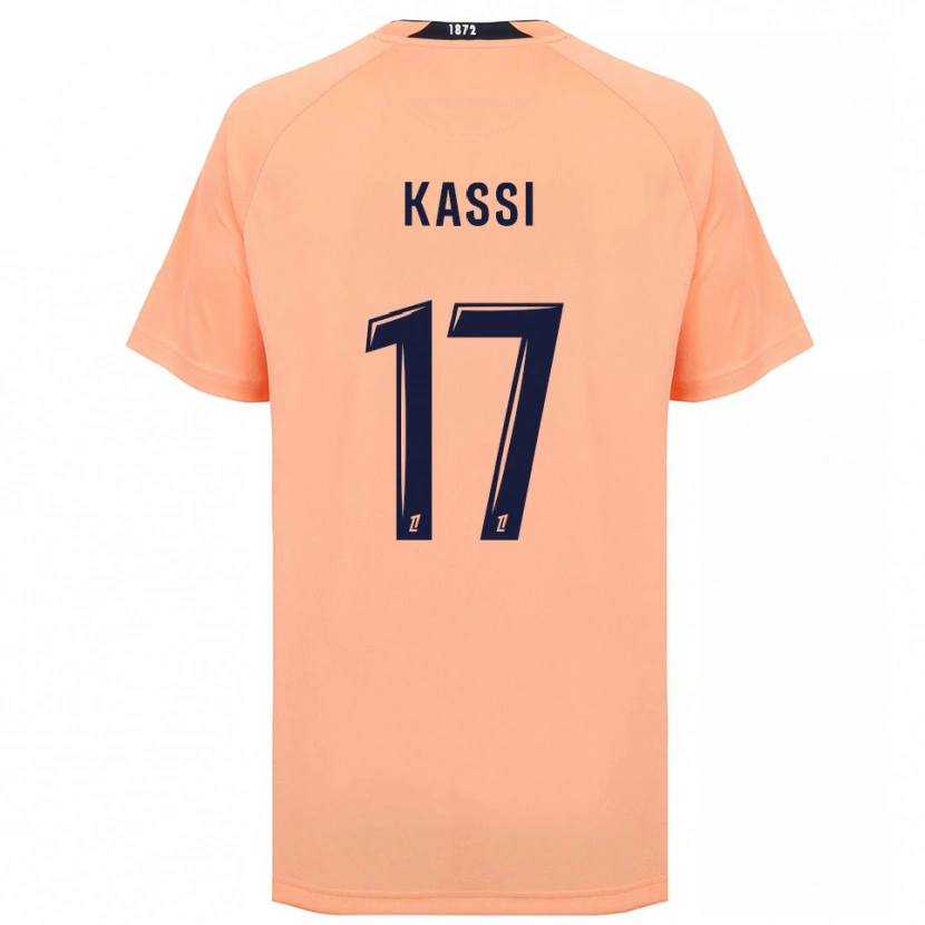 Danxen Dames Sarah Kassi #17 Oranje Marineblauw Uitshirt Uittenue 2025/26 T-Shirt