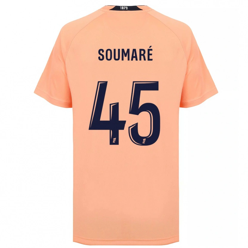 Danxen Dames Issa Soumaré #45 Oranje Marineblauw Uitshirt Uittenue 2025/26 T-Shirt