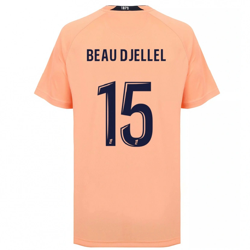 Danxen Dames Yanis Beau Djellel #15 Oranje Marineblauw Uitshirt Uittenue 2025/26 T-Shirt