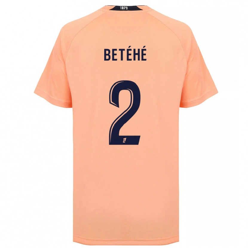 Danxen Dames Aaron Betéhé #2 Oranje Marineblauw Uitshirt Uittenue 2025/26 T-Shirt