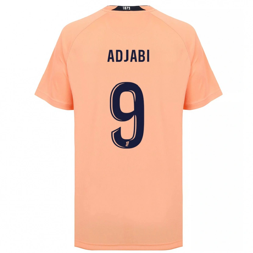 Danxen Dames Ikram Adjabi #9 Oranje Marineblauw Uitshirt Uittenue 2025/26 T-Shirt
