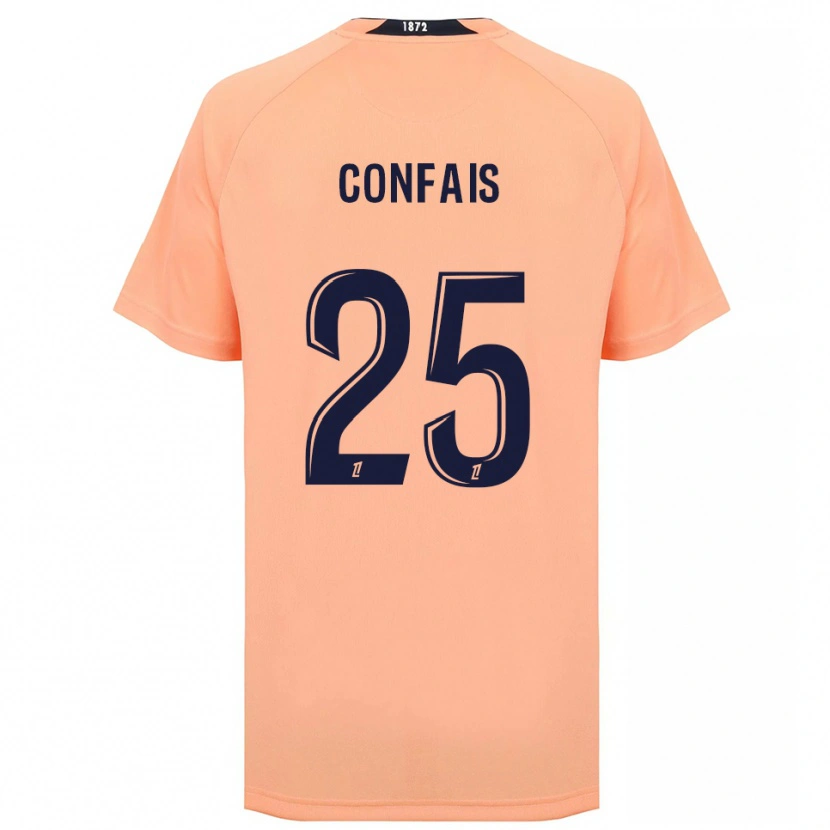 Danxen Dames Aloïs Confais #25 Oranje Marineblauw Uitshirt Uittenue 2025/26 T-Shirt
