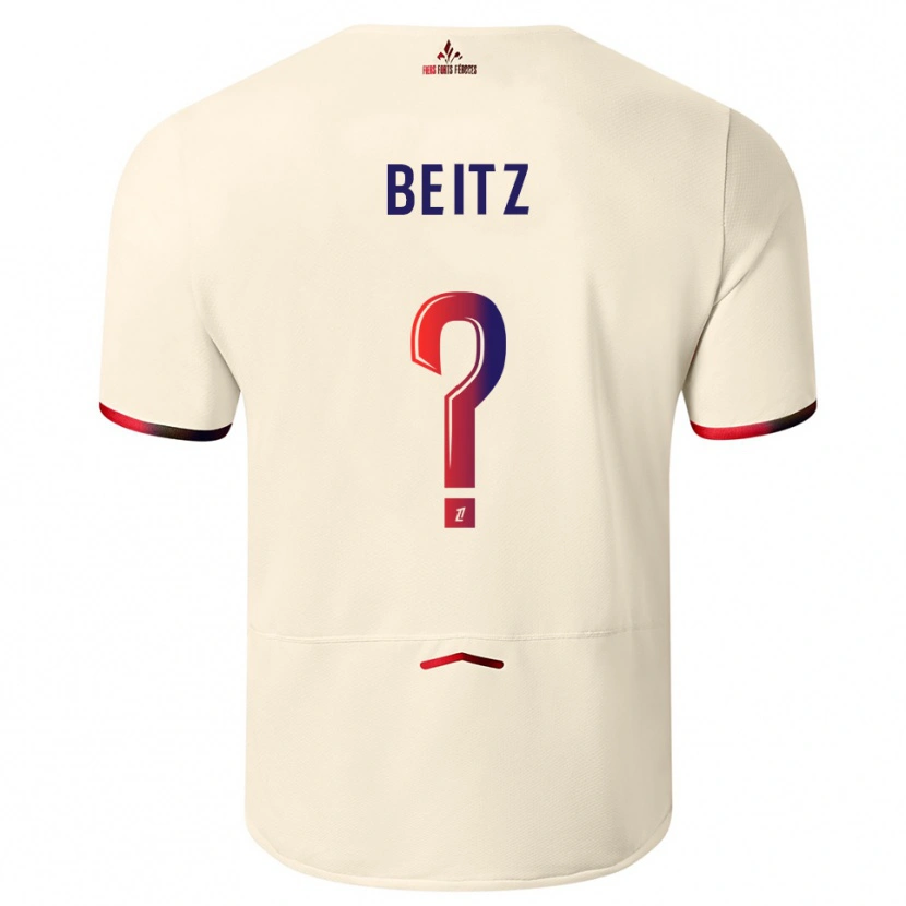 Danxen Dames Taylor Beitz #0 Gebroken Wit Rood Uitshirt Uittenue 2025/26 T-Shirt