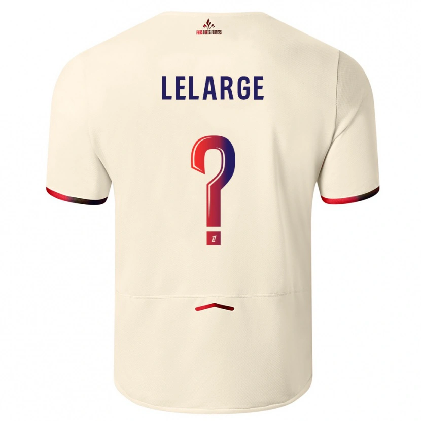 Danxen Dames Claire Lelarge #0 Gebroken Wit Rood Uitshirt Uittenue 2025/26 T-Shirt