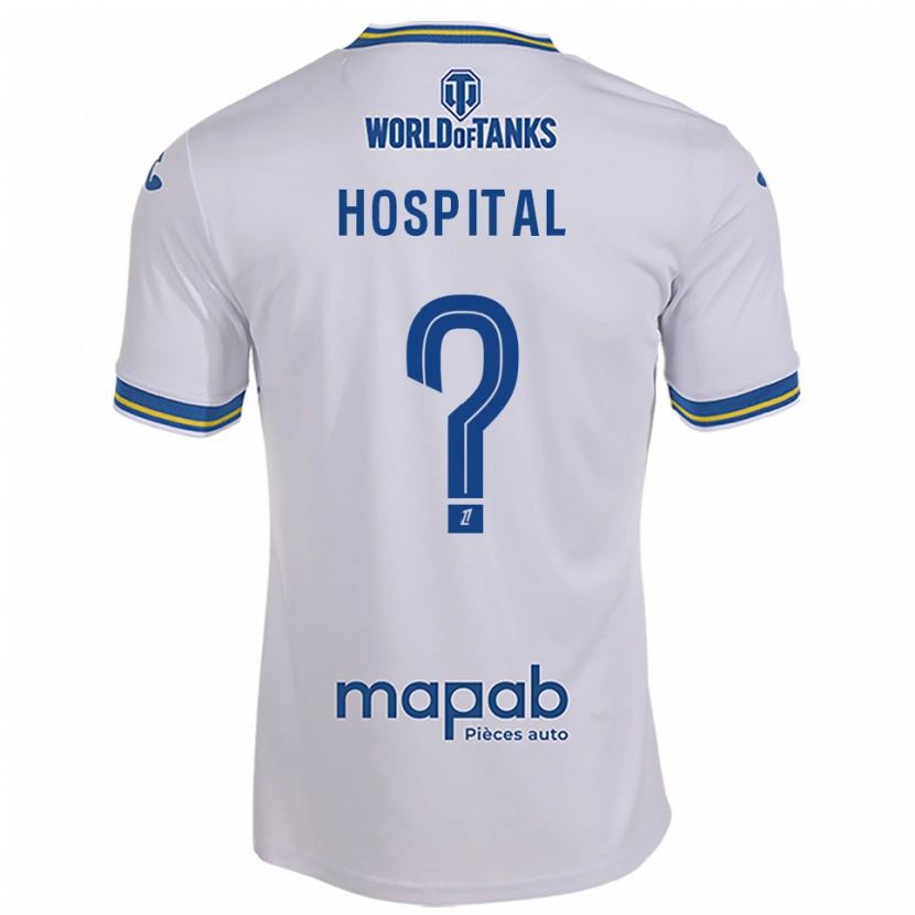 Danxen Dames Alex Hospital #0 Wit Hemelsblauw Uitshirt Uittenue 2025/26 T-Shirt