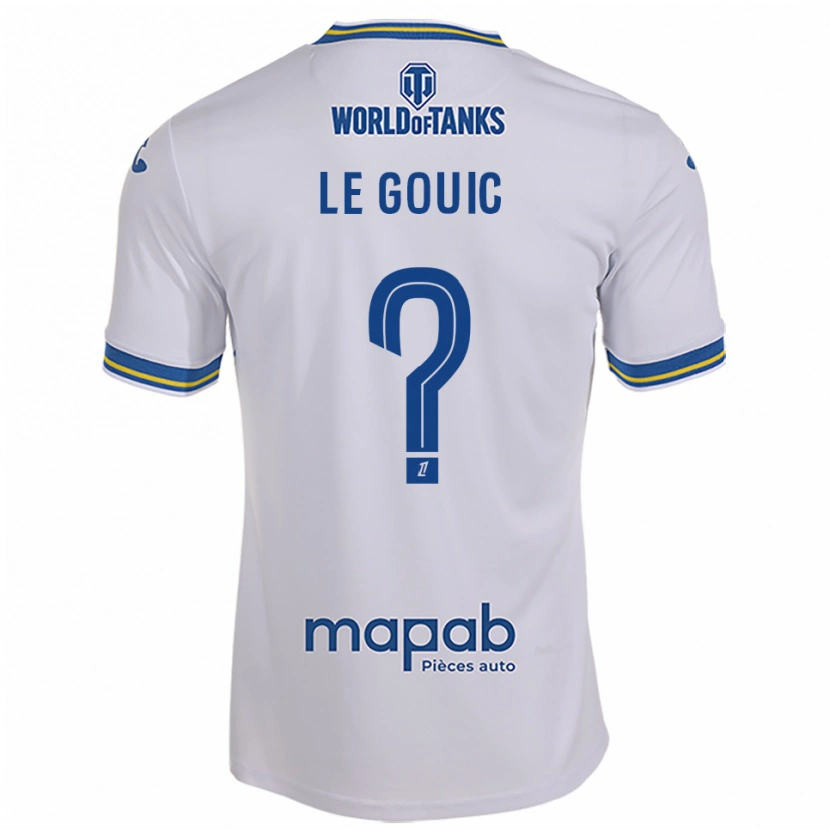 Danxen Dames Bryan Le Gouic #0 Wit Hemelsblauw Uitshirt Uittenue 2025/26 T-Shirt