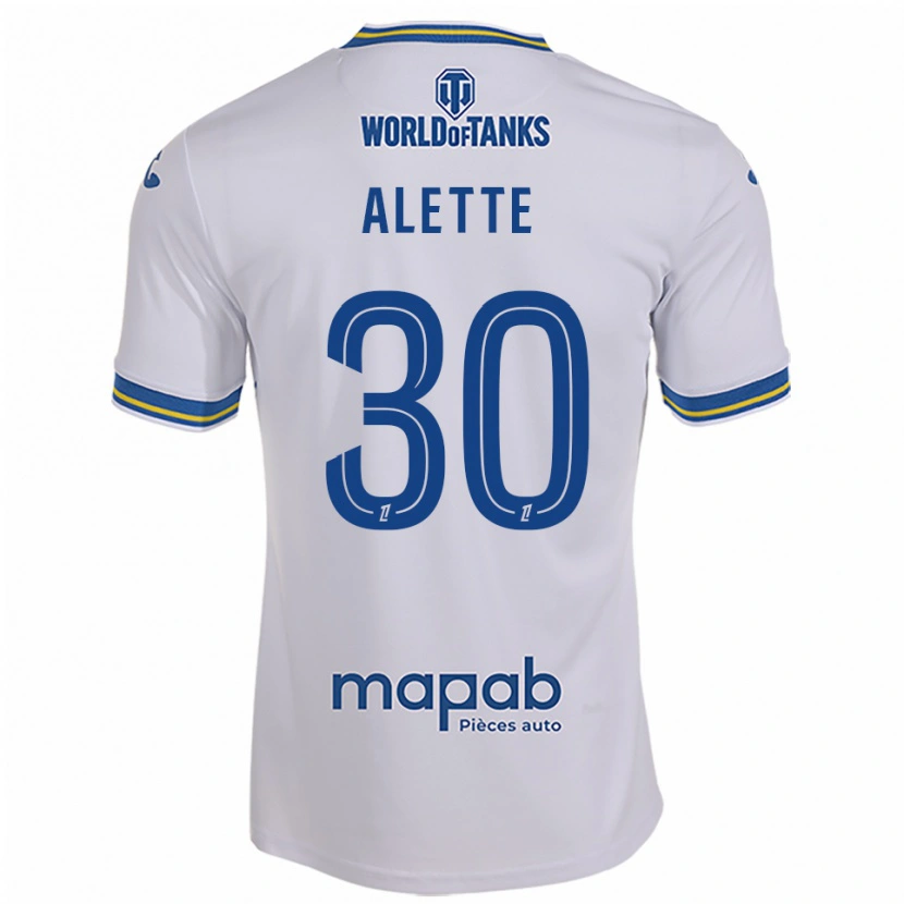Danxen Dames Gaël Alette #30 Wit Hemelsblauw Uitshirt Uittenue 2025/26 T-Shirt