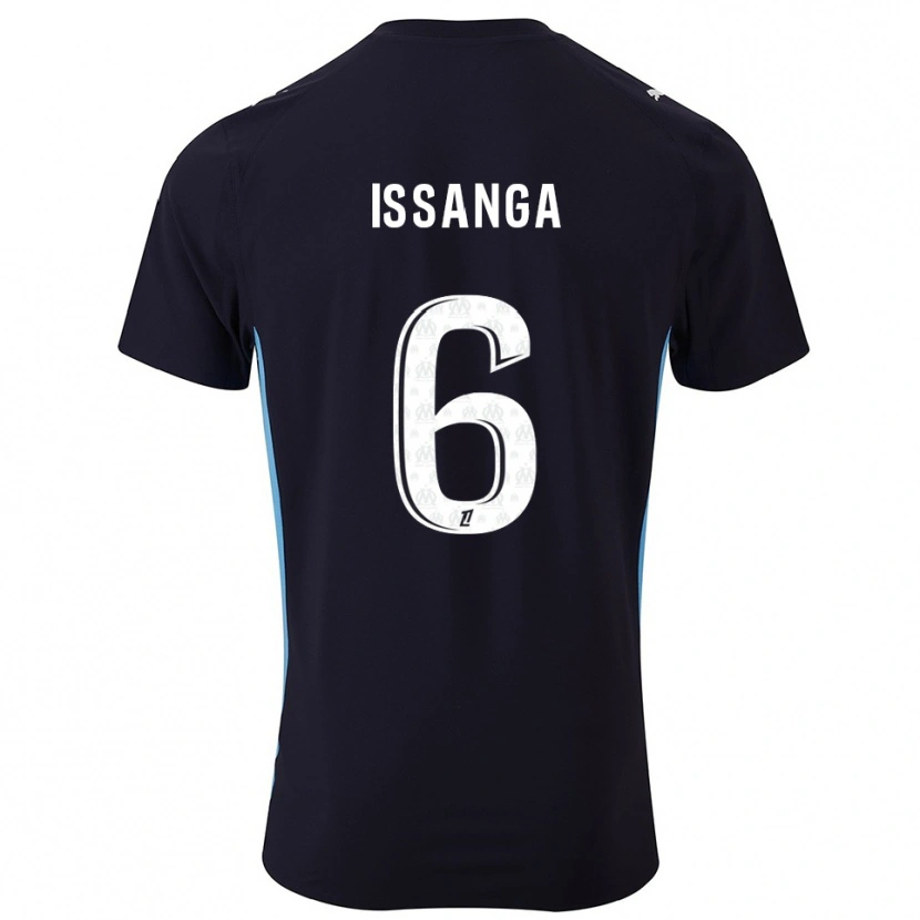Danxen Dames Alexandre Issanga #6 Zwart Hemelsblauw Uitshirt Uittenue 2025/26 T-Shirt