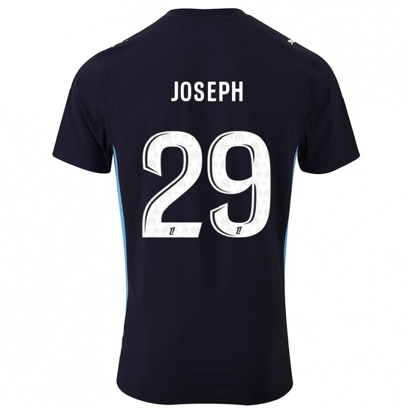 Danxen Dames Darlina Joseph #29 Zwart Hemelsblauw Uitshirt Uittenue 2025/26 T-Shirt