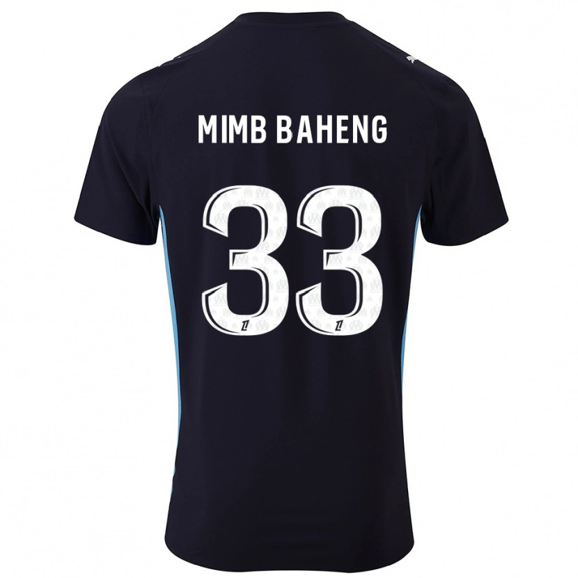 Danxen Dames Rony Mimb Baheng #33 Zwart Hemelsblauw Uitshirt Uittenue 2025/26 T-Shirt
