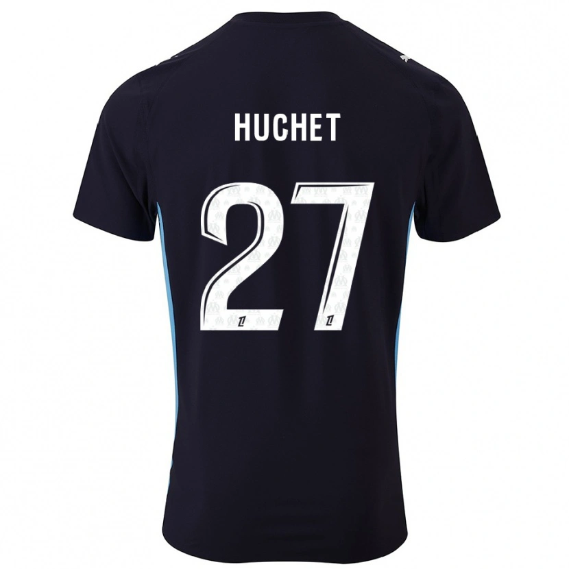 Danxen Dames Sarah Huchet #27 Zwart Hemelsblauw Uitshirt Uittenue 2025/26 T-Shirt