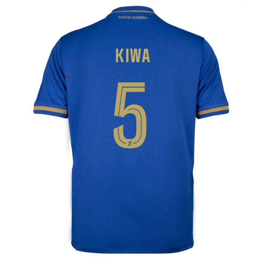 Danxen Dames Bradel Kiwa #5 Blauw Goud Uitshirt Uittenue 2025/26 T-Shirt