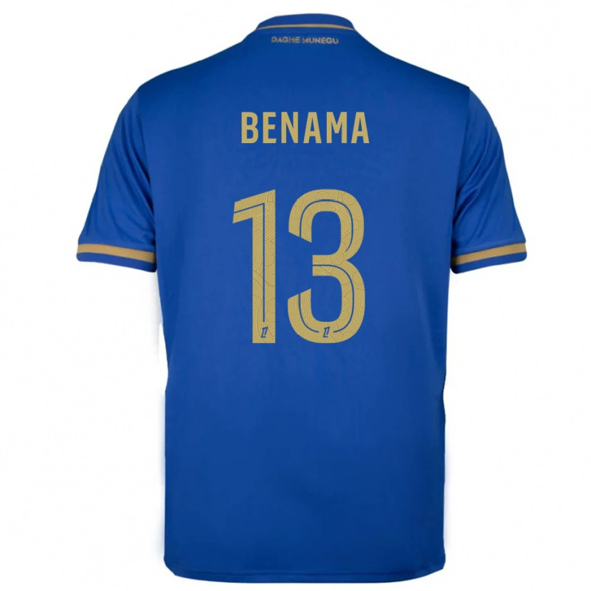 Danxen Dames Mayssam Benama #13 Blauw Goud Uitshirt Uittenue 2025/26 T-Shirt