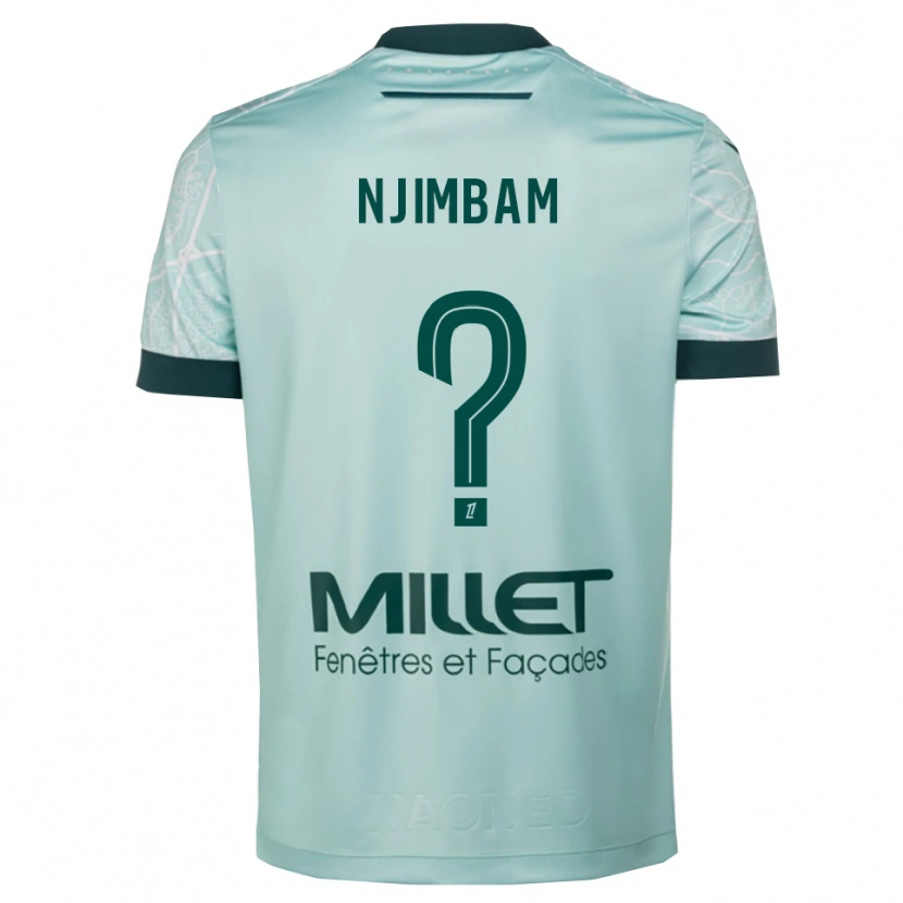 Danxen Dames Junior Njimbam #0 Groen Wit Uitshirt Uittenue 2025/26 T-Shirt