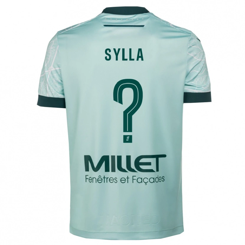Danxen Dames Sekou Sylla #0 Groen Wit Uitshirt Uittenue 2025/26 T-Shirt