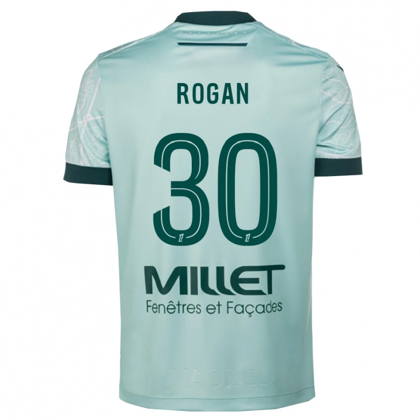 Danxen Dames Manja Rogan #30 Groen Wit Uitshirt Uittenue 2025/26 T-Shirt