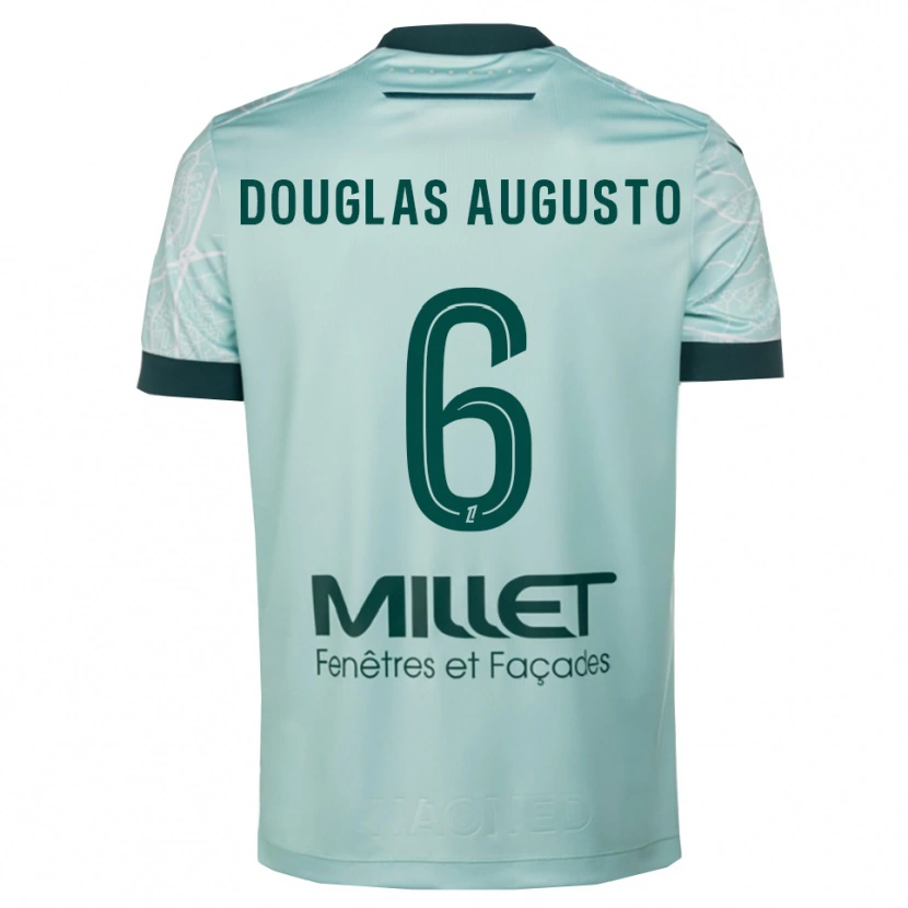Danxen Dames Douglas Augusto #6 Groen Wit Uitshirt Uittenue 2025/26 T-Shirt