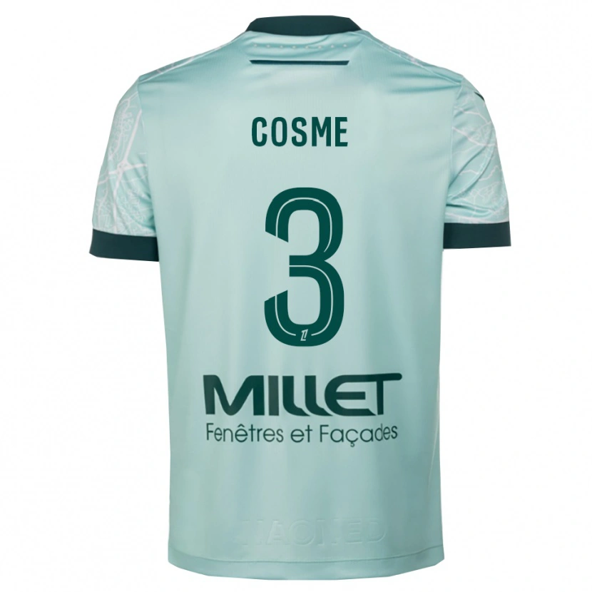 Danxen Dames Caitlin Cosme #3 Groen Wit Uitshirt Uittenue 2025/26 T-Shirt