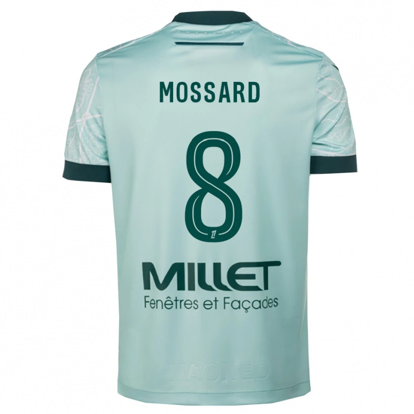 Danxen Dames Juliette Mossard #8 Groen Wit Uitshirt Uittenue 2025/26 T-Shirt