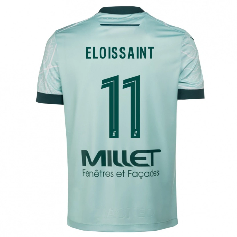 Danxen Dames Roseline Eloissaint #11 Groen Wit Uitshirt Uittenue 2025/26 T-Shirt