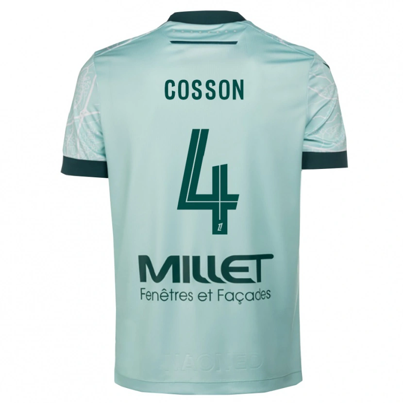 Danxen Dames Maureen Cosson #4 Groen Wit Uitshirt Uittenue 2025/26 T-Shirt
