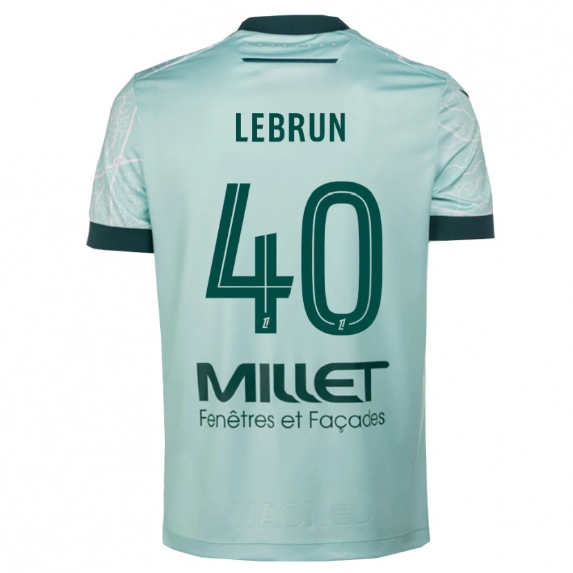 Danxen Dames Lisa Lebrun #40 Groen Wit Uitshirt Uittenue 2025/26 T-Shirt