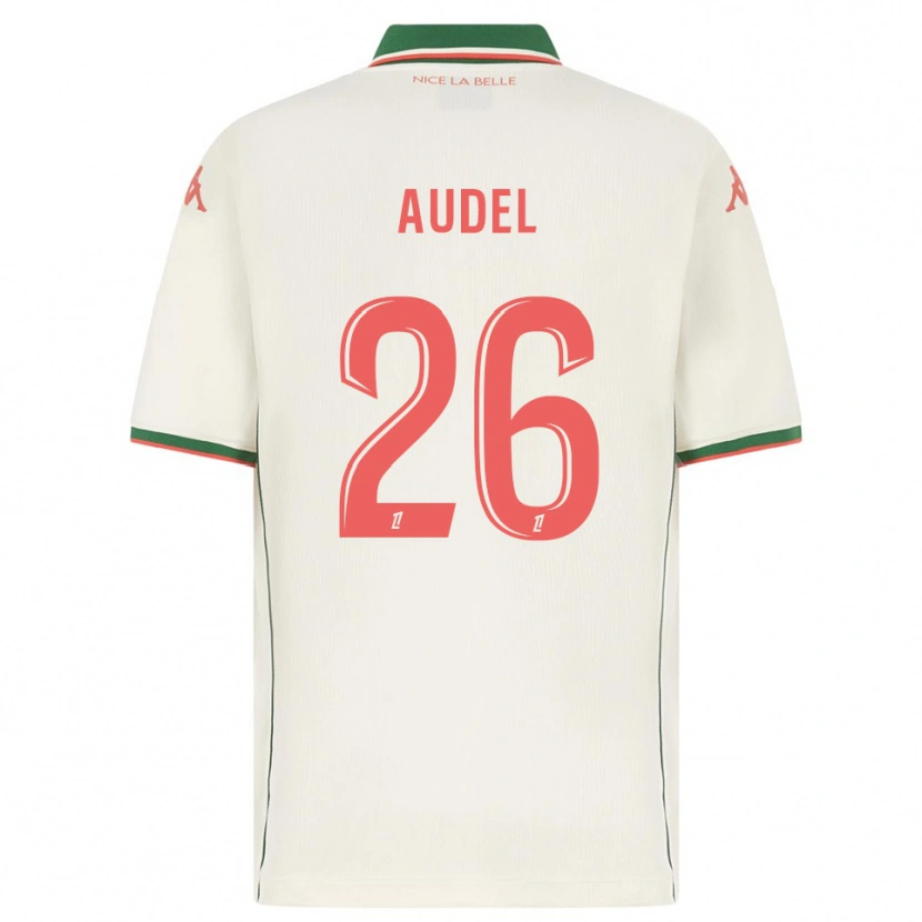 Danxen Dames Johan Audel #26 Wit Groen Uitshirt Uittenue 2025/26 T-Shirt