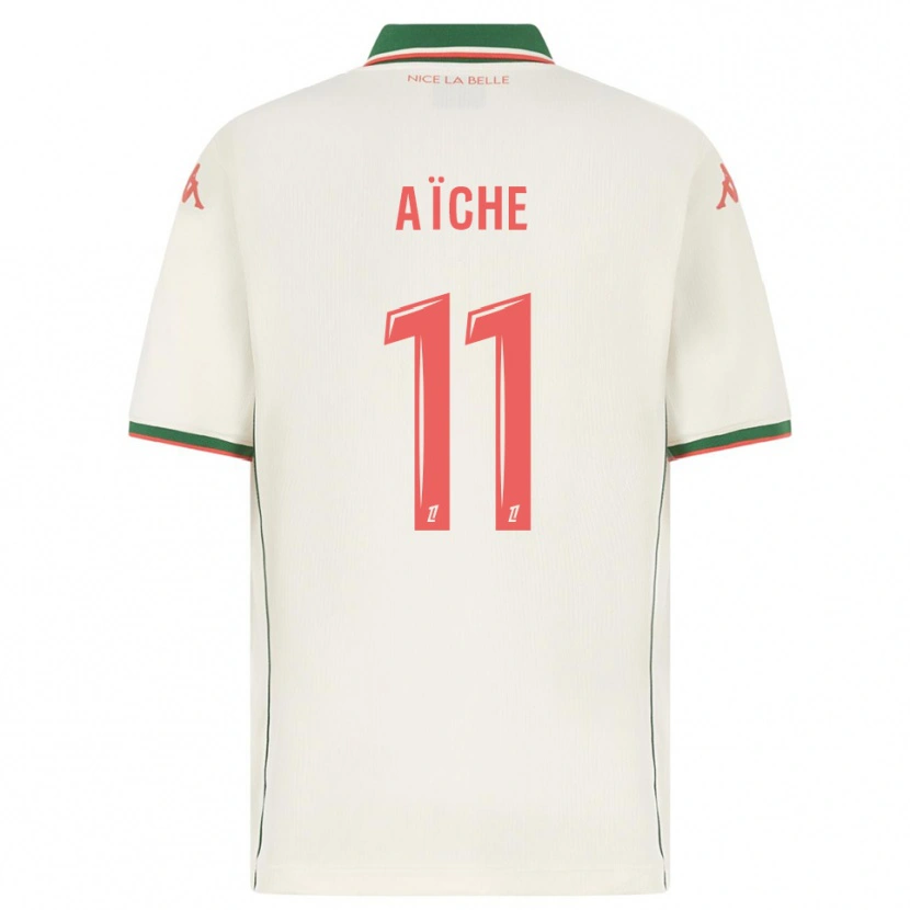Danxen Dames Yassine Aïche #11 Wit Groen Uitshirt Uittenue 2025/26 T-Shirt