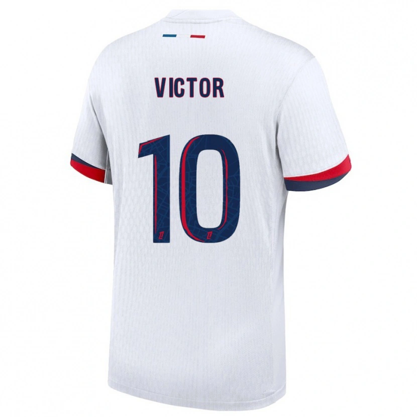 Danxen Dames Ayrton Victor #10 Wit Rood Uitshirt Uittenue 2025/26 T-Shirt