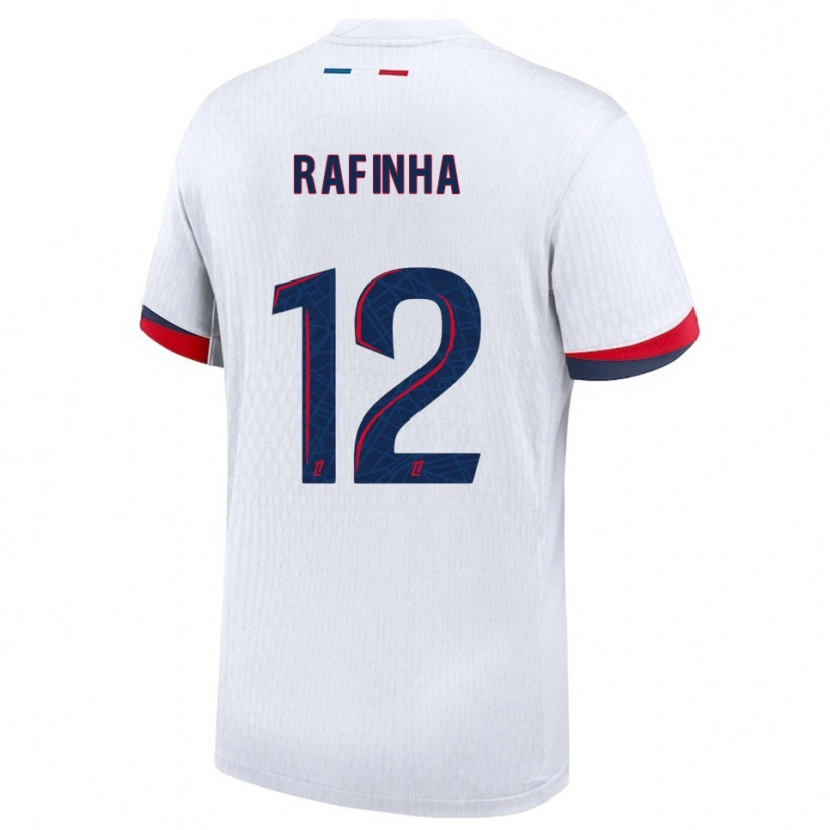 Danxen Dames Rafinha #12 Wit Rood Uitshirt Uittenue 2025/26 T-Shirt