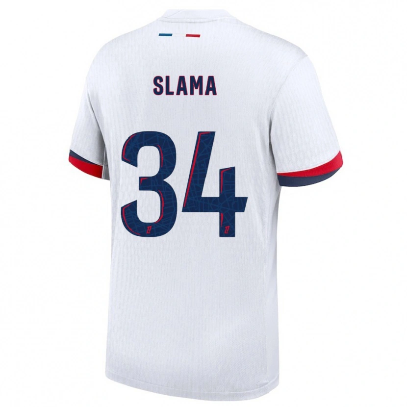 Danxen Dames Wassim Slama #34 Wit Rood Uitshirt Uittenue 2025/26 T-Shirt